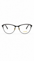 XOXO Elegant Black Semi-Rimless Cat-Eye Optical Frame