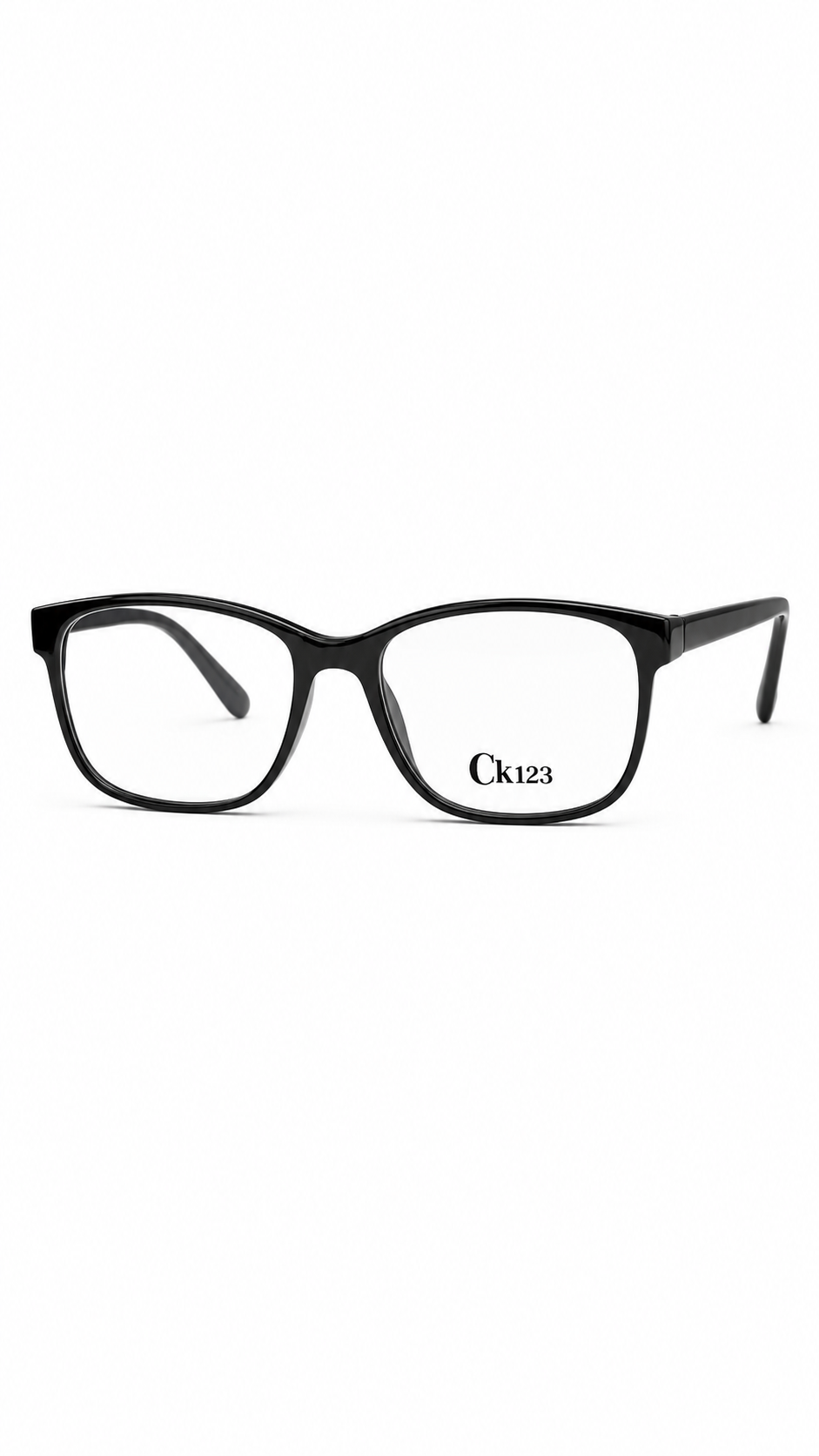 CK123 Classic Black Full-Rim Optical Frame