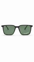 Ray-Ban Polarized Green Lens Square Sunglasses