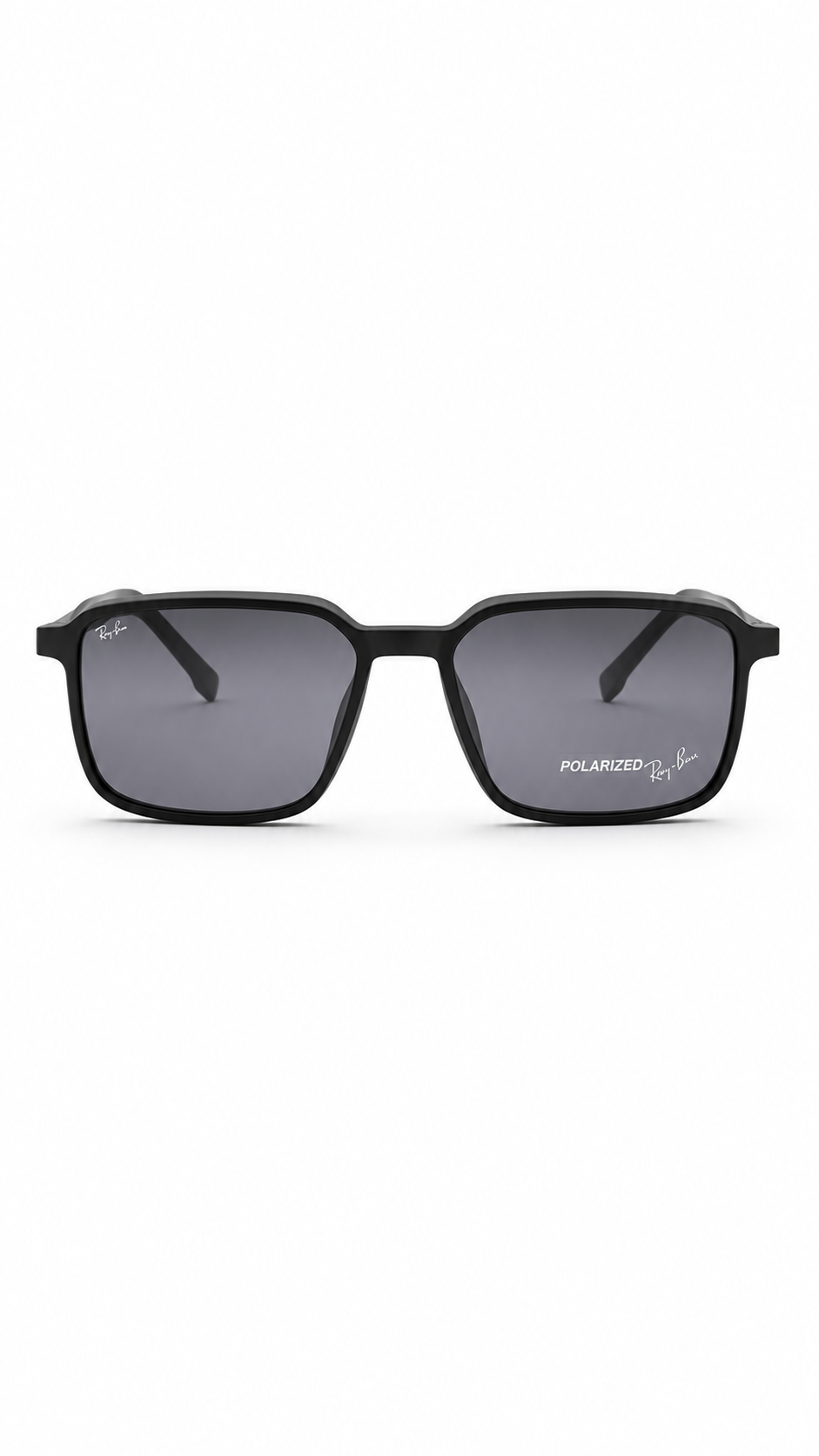 Ray-Ban Polarized Grey Lens Square Sunglasses for Men