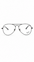 Ray-Ban Classic Black Aviator Eyeglass Frame for Men