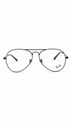 Ray-Ban Classic Black Aviator Eyeglass Frame for Men