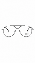 BOSS Lightweight Silver Metal Aviator Optical Frame