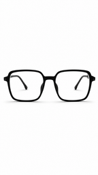 Classic Black Square Eyeglass Frame for Men | Lightweight Full-Rim Optical Glasses