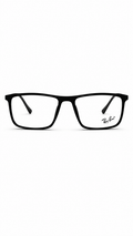 Ray-Ban Men's Matte Black Rectangular Eyeglass Frame