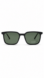Ray-Ban Premium Polarized Green Lens Square Sunglasses