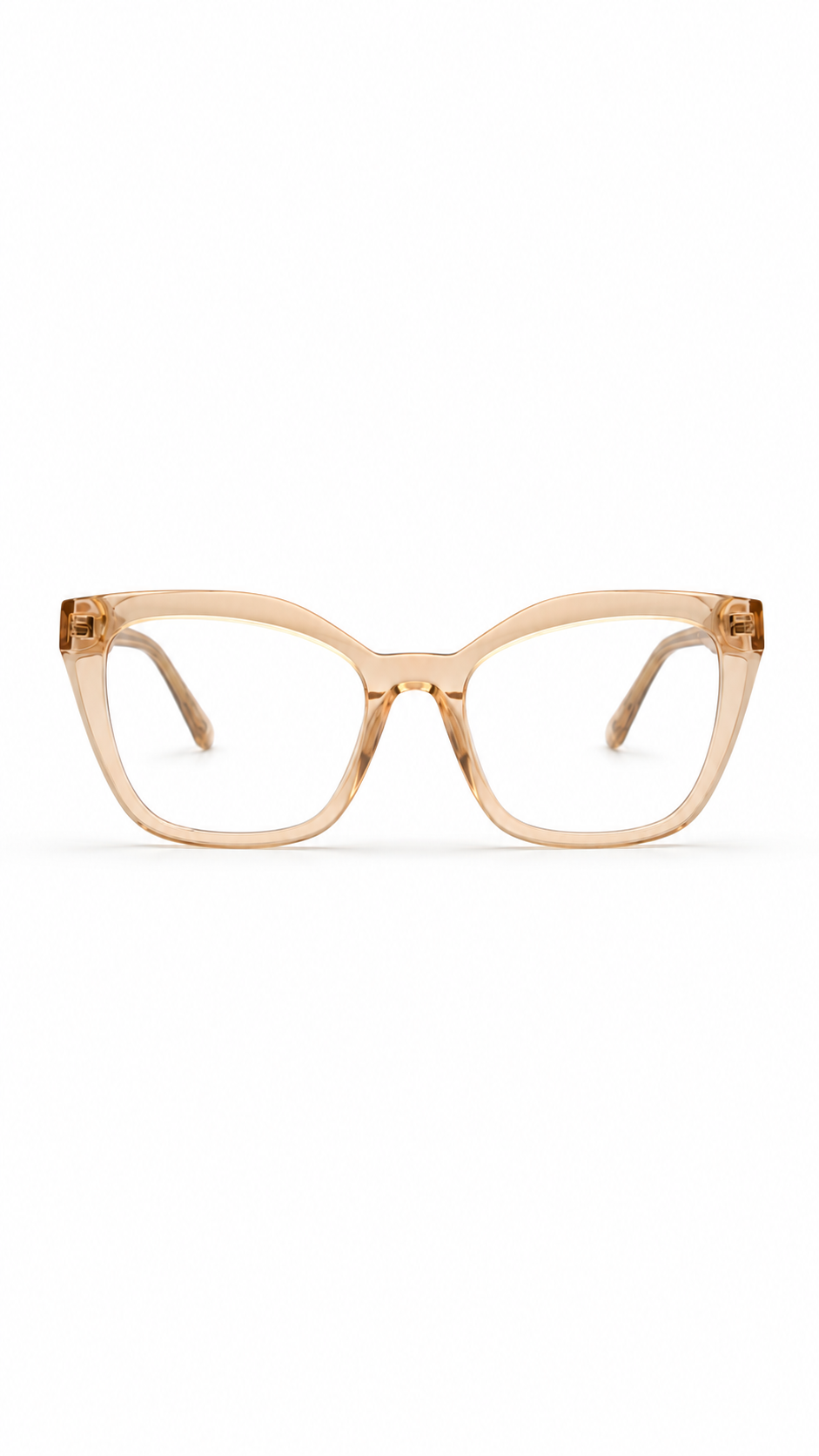 Pierre Cardin Transparent Cat Eye Eyeglasses Frame for Women