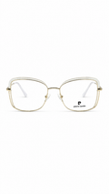Pierre Cardin Gold Square Optical Glasses Frame – Premium Metal