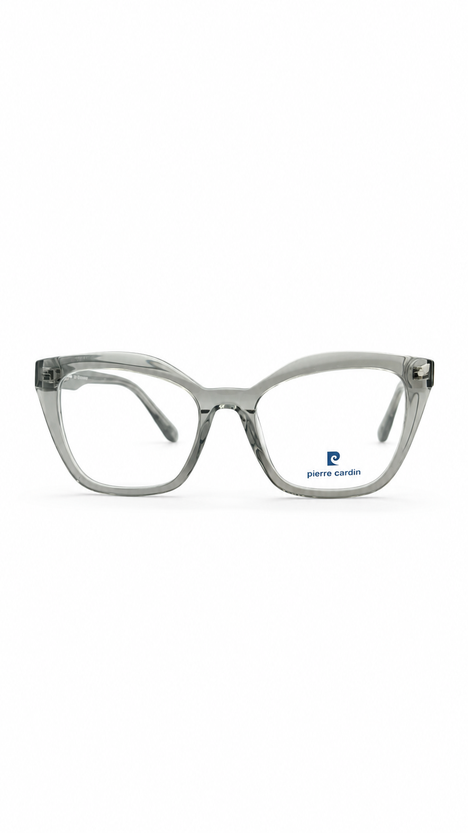 Pierre Cardin Crystal Grey Full-Rim Optical Glasses