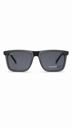Ray-Ban Polarized Grey Frame Square Sunglasses Attachment With Folding