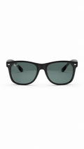 Ray-Ban Original Wayfarer Sunglasses – Matte Black with Green G-15 Lenses