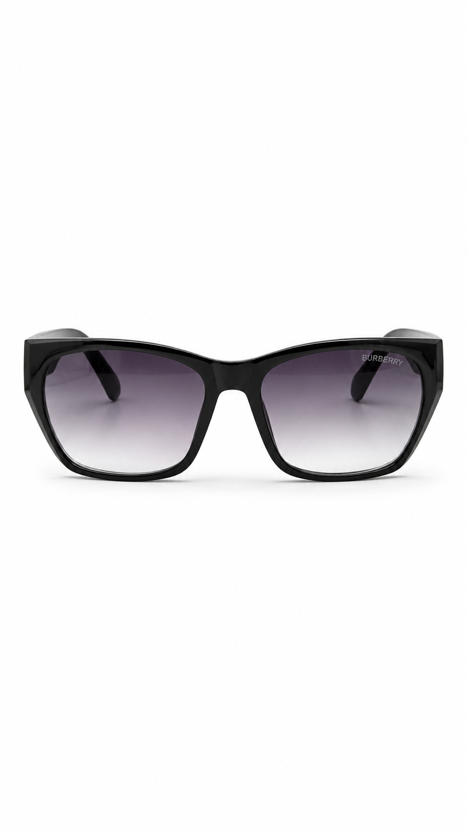Burberry Cat-Eye Sunglasses – Black Frame with Grey Gradient Lenses