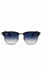 Ray-Ban RB3016 Clubmaster W0365 Sunglasses – Black Frame with Blue Gradient Lenses