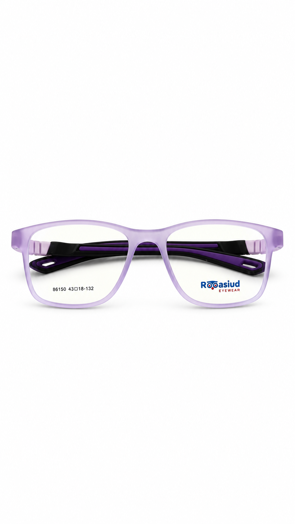 Roosiud Eyewear 86150 Purple Crystal Square Optical Frame