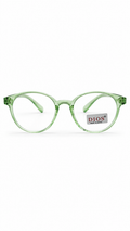 Dios Korean Made Round Transparent Green Eyeglasses