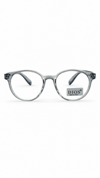 Dios Korean Made Transparent Gray Round Eyeglasses Model 2018