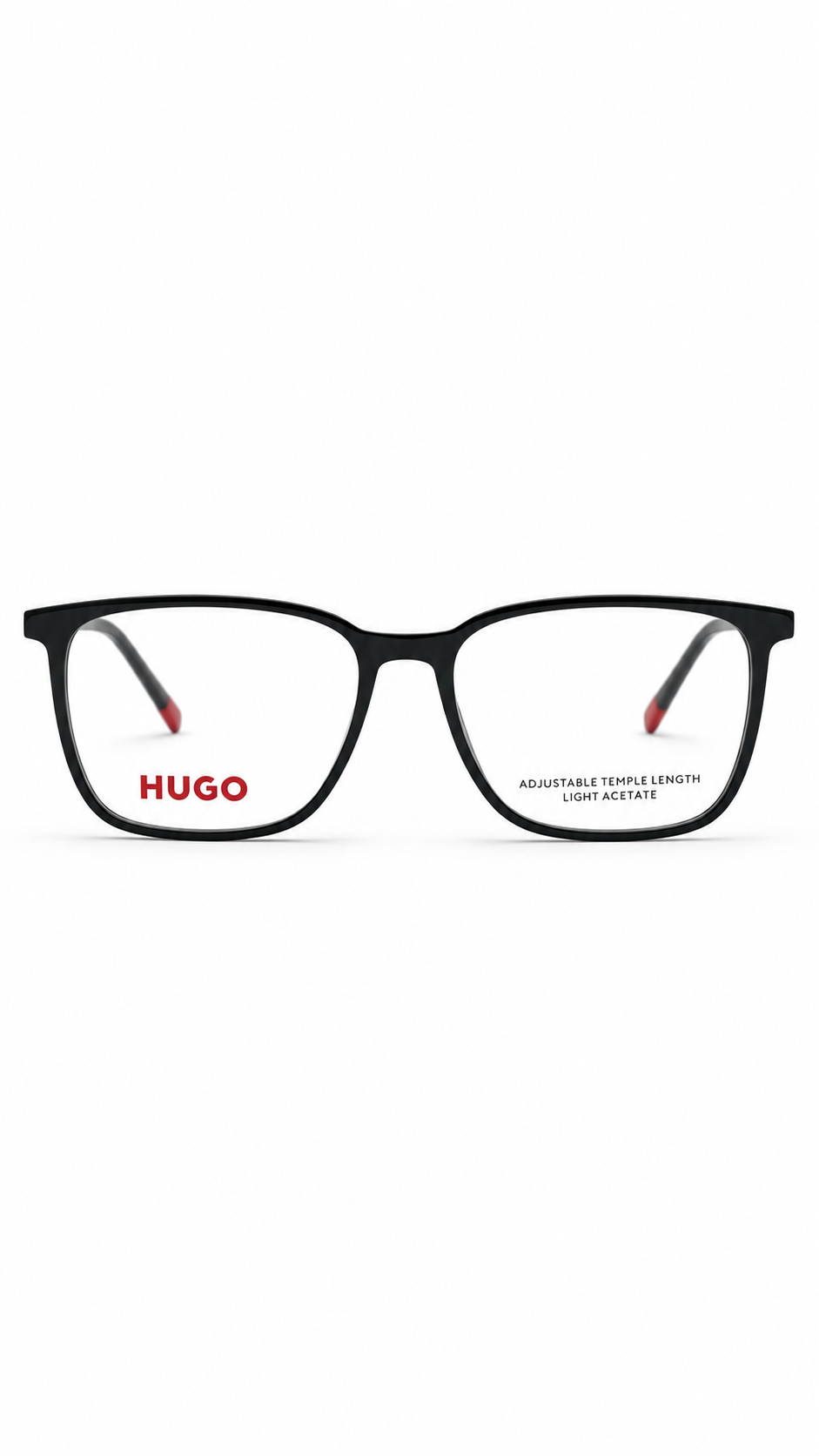HUGO HG 1288 0IT Black Light Acetate Adjustable Eyeglasses 145