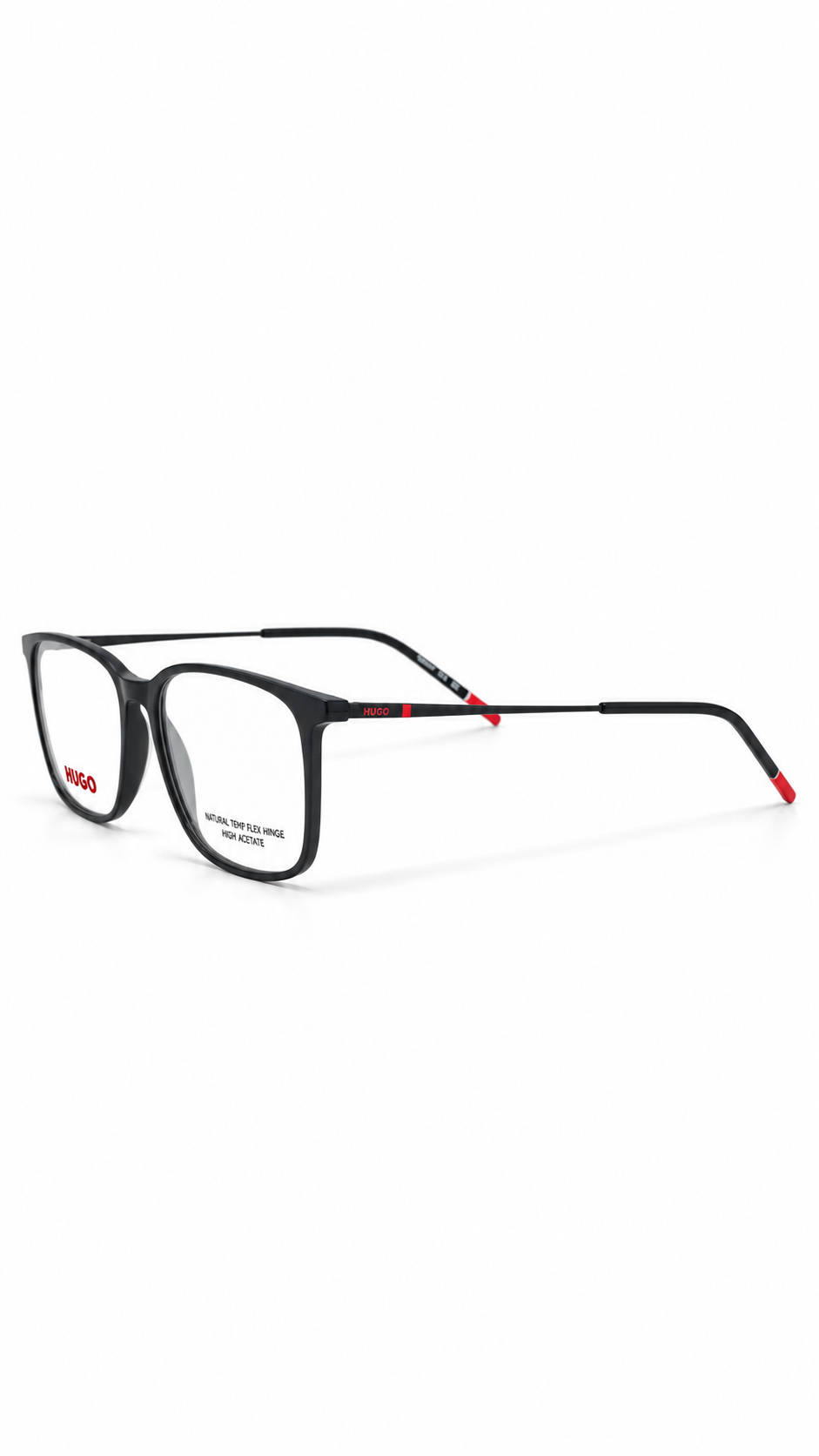 HUGO HG 1288 0IT Black Light Acetate Adjustable Eyeglasses 145