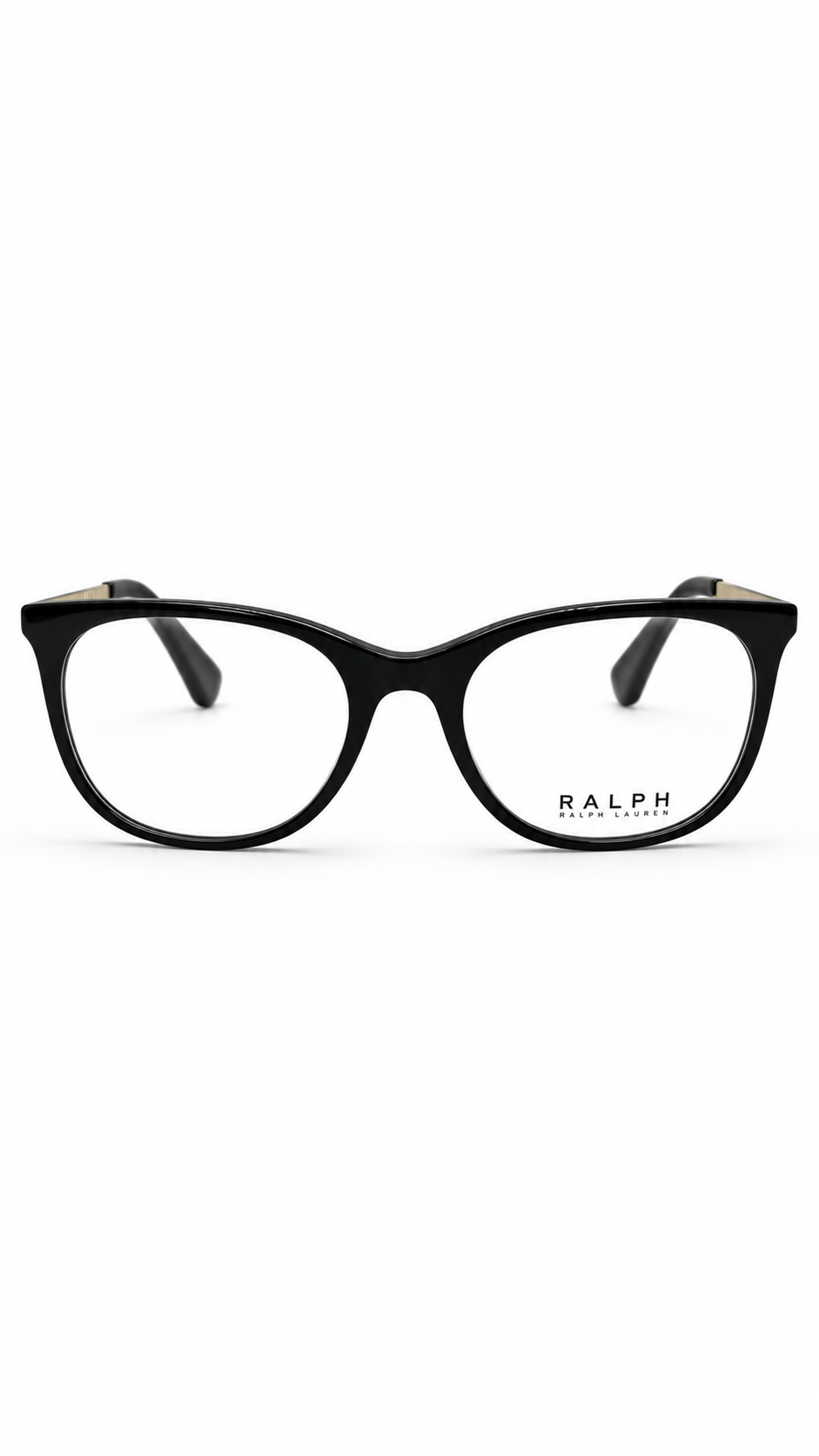 Ralph Lauren RA 7139 5001 Black Gold Cat-Eye Eyeglasses 53-19-140