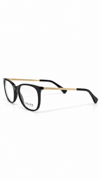 Ralph Lauren RA 7139 5001 Black Gold Cat-Eye Eyeglasses 53-19-140