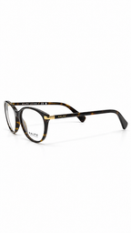 Ralph Lauren RA 7128 5003 Dark Havana Tortoise Cat-Eye Eyeglasses 53-17-135