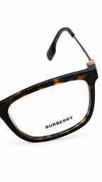 Burberry B2384-F 3002 Dark Havana Rectangular Eyeglasses 55-18-145