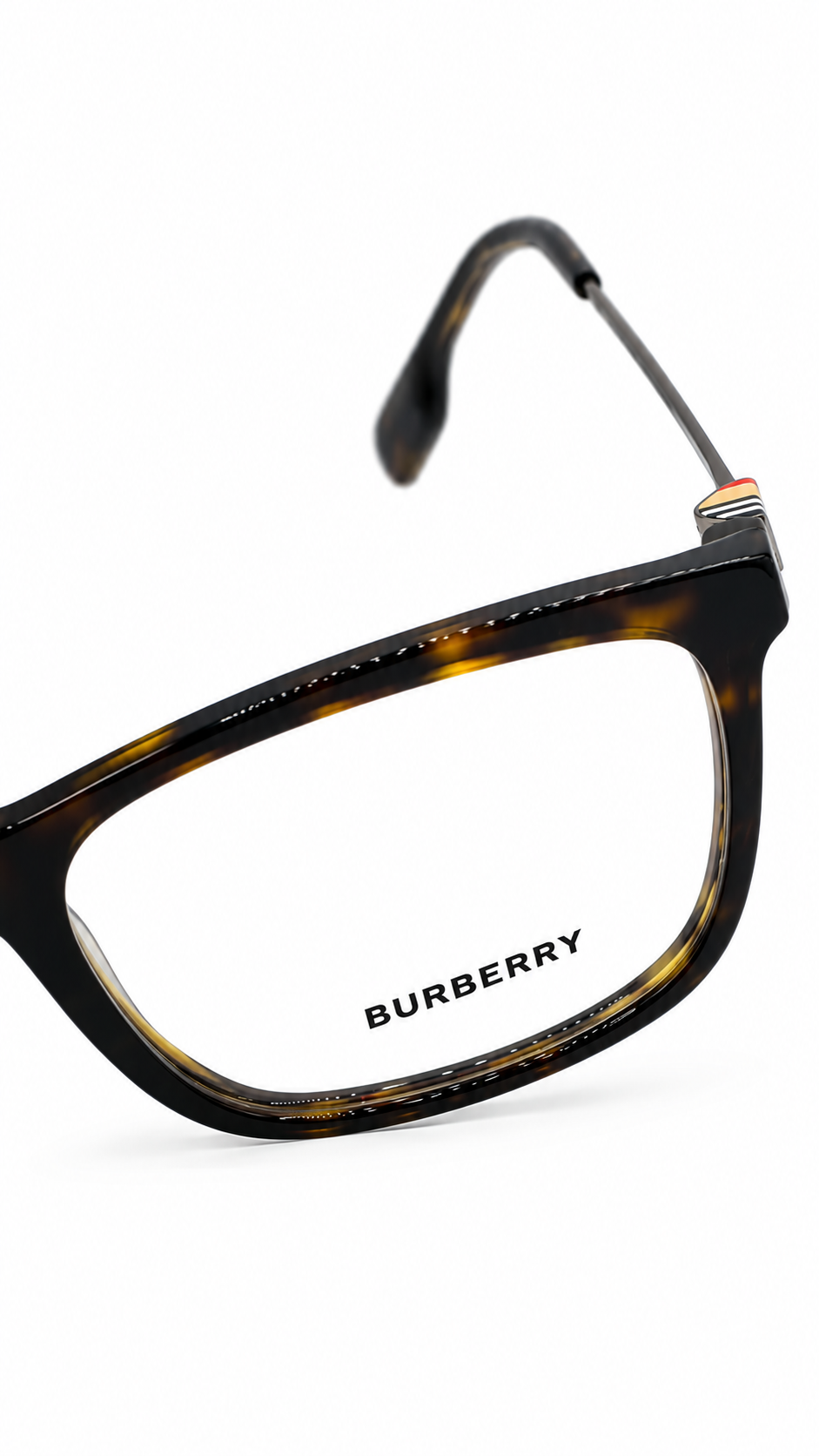 Burberry B2384-F 3002 Dark Havana Rectangular Eyeglasses 55-18-145