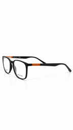 Seventh Street by Safilo 7A 121 RIW Matte Dark Grey Orange Eyeglasses