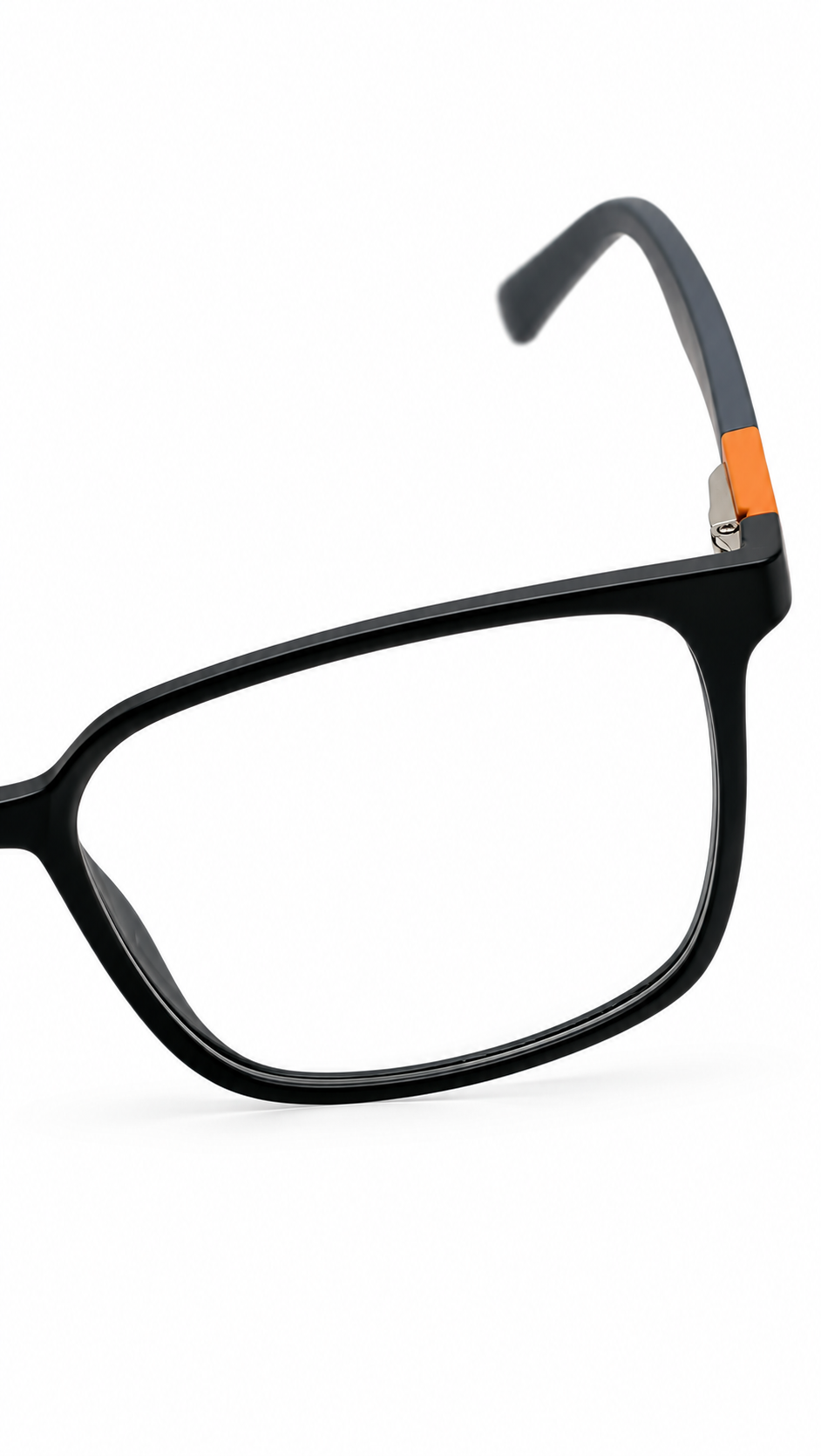 Seventh Street by Safilo 7A 121 RIW Matte Dark Grey Orange Eyeglasses