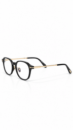Tom Ford TF5927-D-B 001 Black & Gold Combination Eyeglasses 51mm