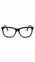 Marc Jacobs 19 Black Gold Brow Accent Cat-Eye Eyeglasses 54mm