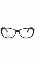 Evangelista 30516182 Black White Browline Glasses 54mm