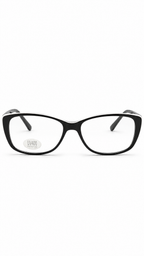Evangelista 30516182 Black White Browline Glasses 54mm