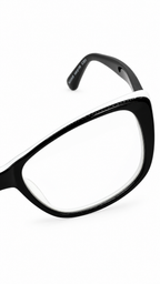 Evangelista 30516182 Black White Browline Glasses 54mm