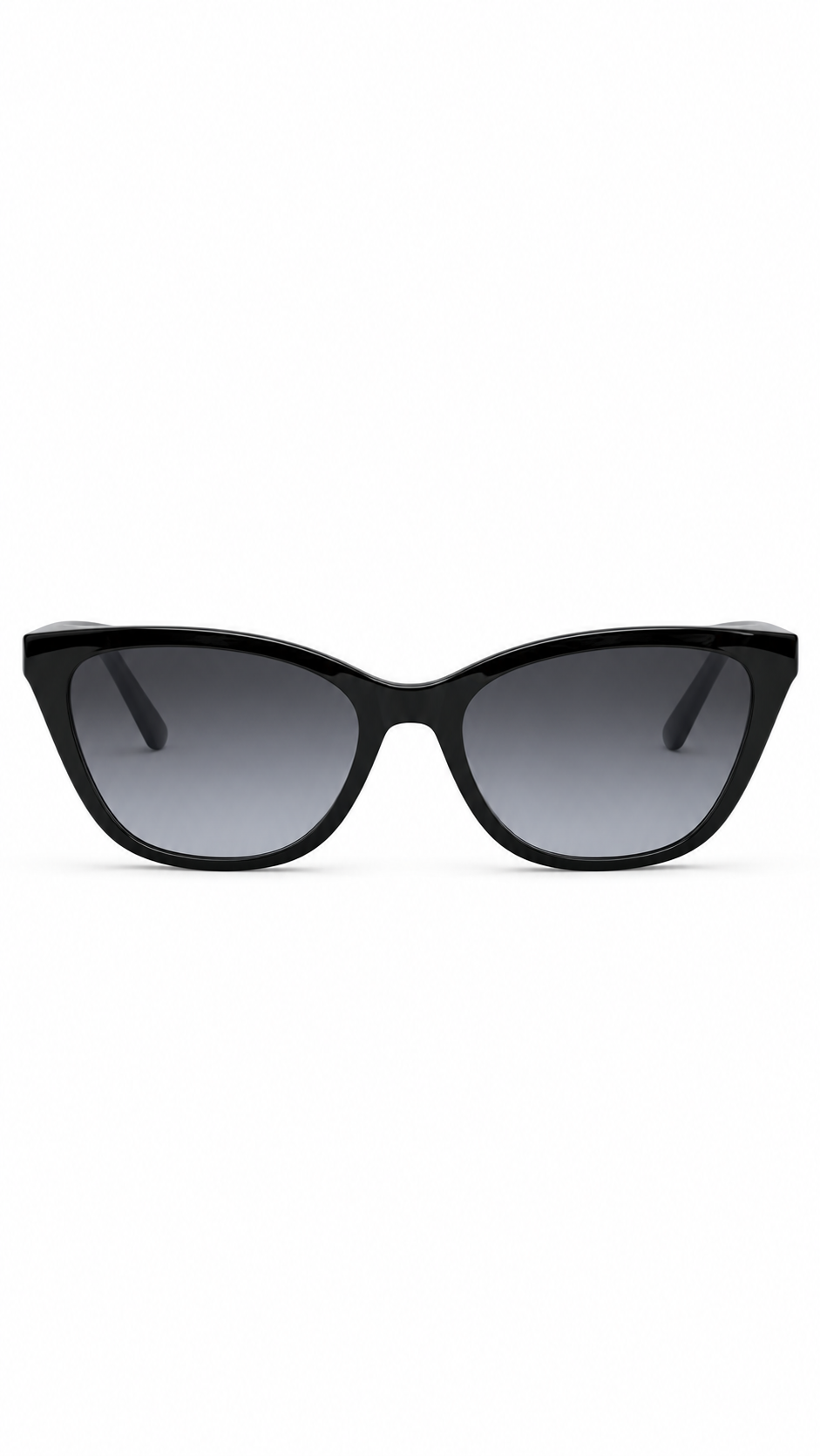 Love Moschino MOL071/CS 80799 Black Cat-Eye Clip-On Sunglasses