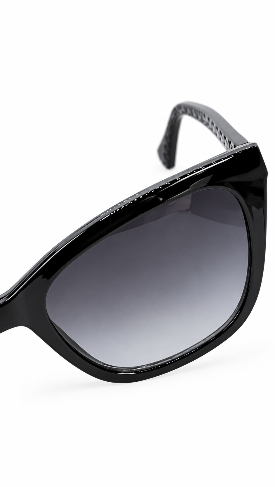 Love Moschino MOL071/CS 80799 Black Cat-Eye Clip-On Sunglasses