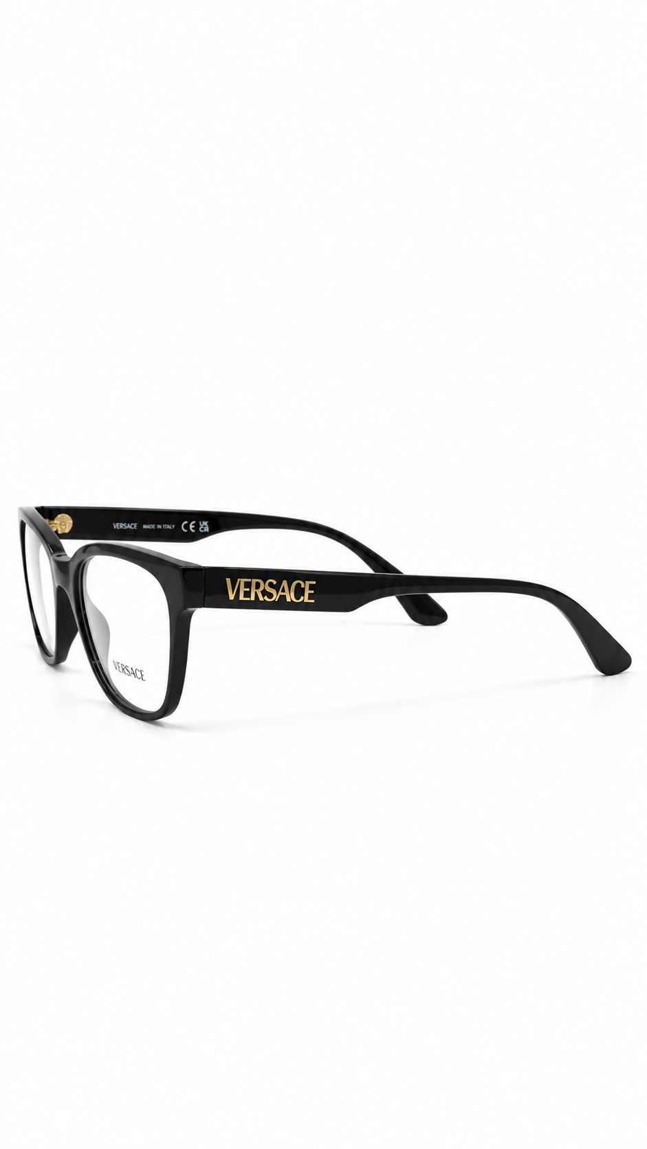 Versace MOD. 3315 GB1 Black Cat-Eye Eyeglasses Frames