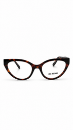 Love Moschino MOL064/S 05L70 Havana Cat-Eye Eyeglasses