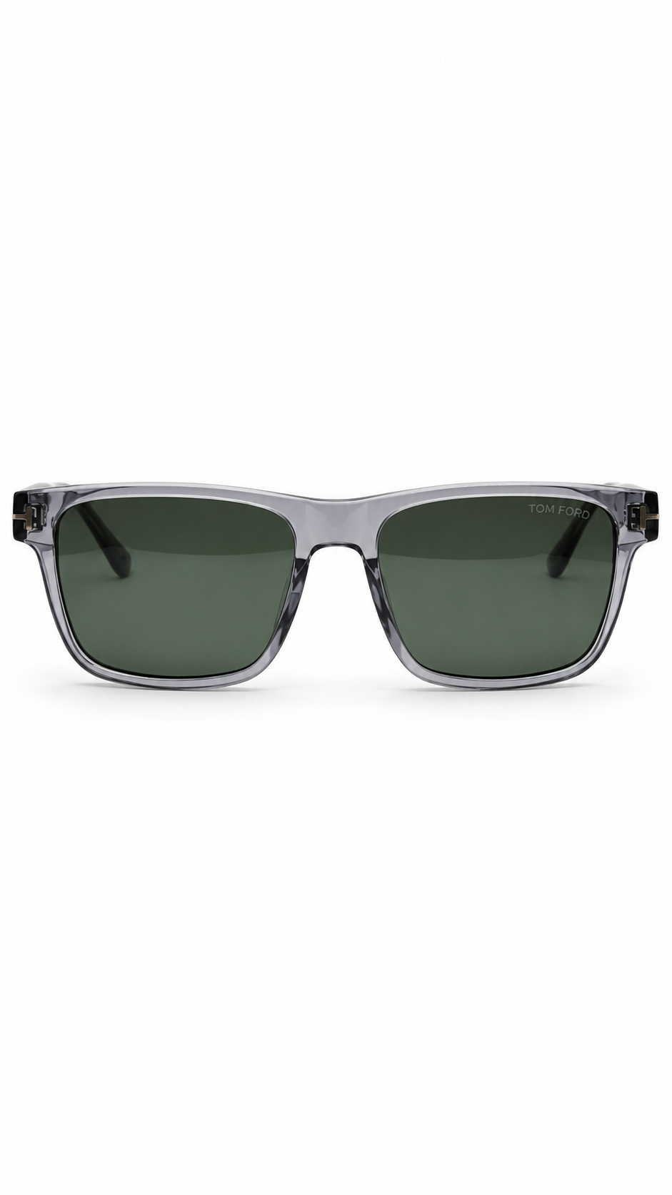 Tom Ford Calder TF1205 035 Translucent Grey Sunglasses