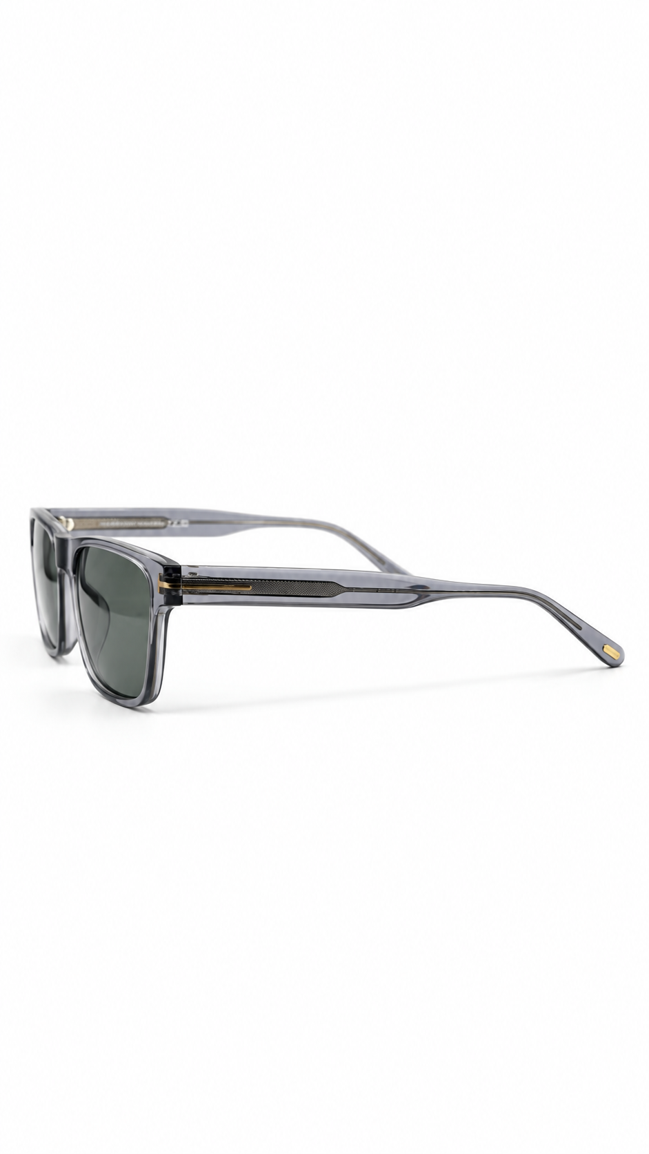 Tom Ford Calder TF1205 035 Translucent Grey Sunglasses
