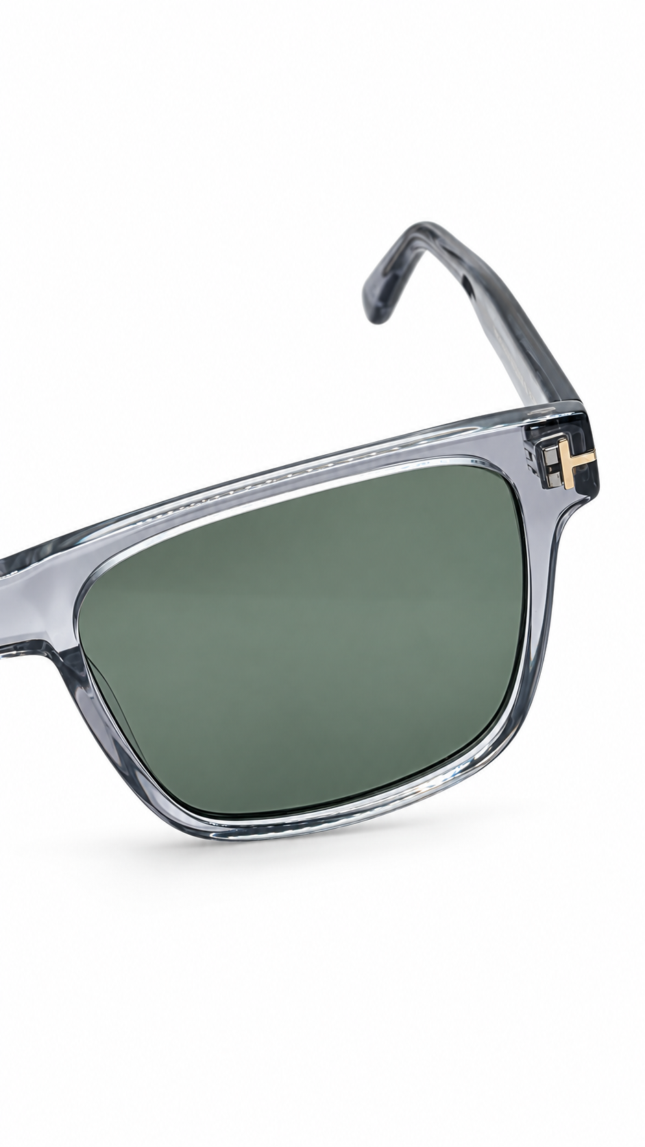 Tom Ford Calder TF1205 035 Translucent Grey Sunglasses