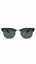 Ray-Ban RB 8396 Black & Silver Clubmaster Sunglasses