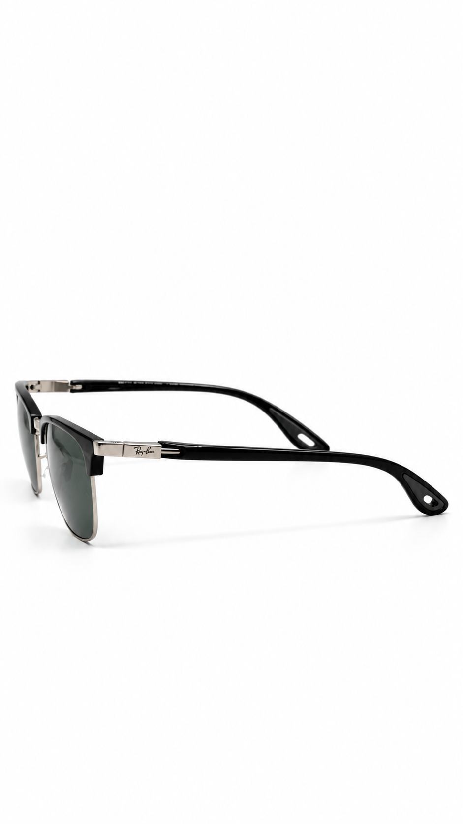 Ray-Ban RB 8396 Black & Silver Clubmaster Sunglasses