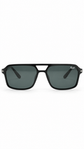 Persol G030 Matte Black Navigator Sunglasses