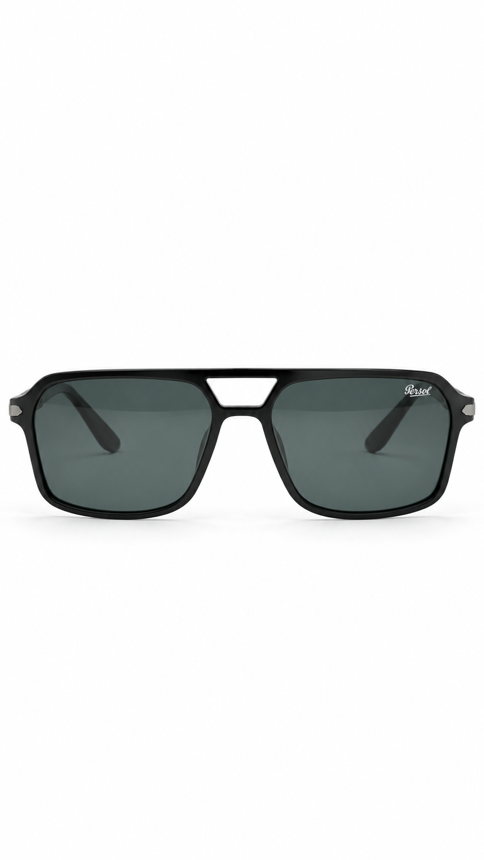 Persol G030 Matte Black Navigator Sunglasses