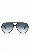 Ray-Ban Cats 5000 RB4125 Matte Black Aviator Sunglasses