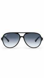 Ray-Ban Cats 5000 RB4125 Matte Black Aviator Sunglasses