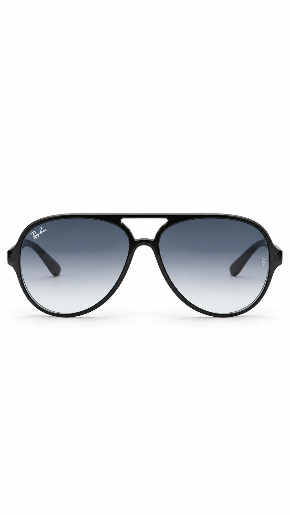 Ray-Ban Cats 5000 RB4125 Matte Black Aviator Sunglasses