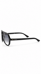 Ray-Ban Cats 5000 RB4125 Matte Black Aviator Sunglasses