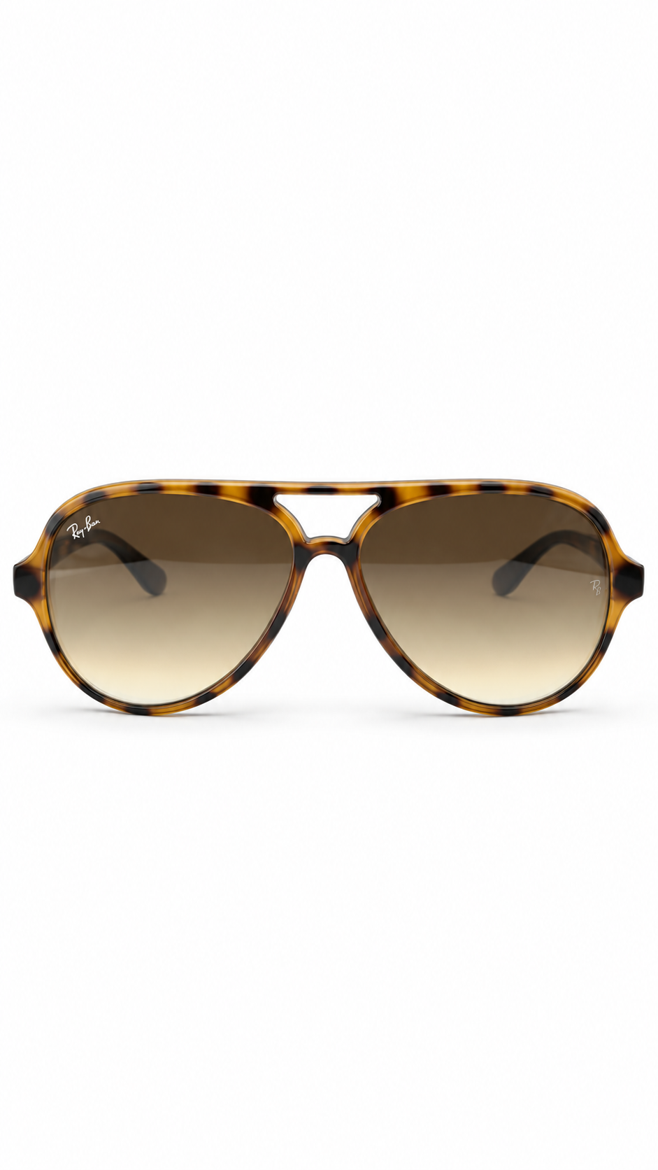 Ray-Ban Cats 5000 RB4125 Matte Black Aviator Sunglasses